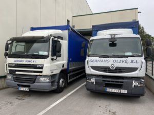 Daf i Renault a Corgrap